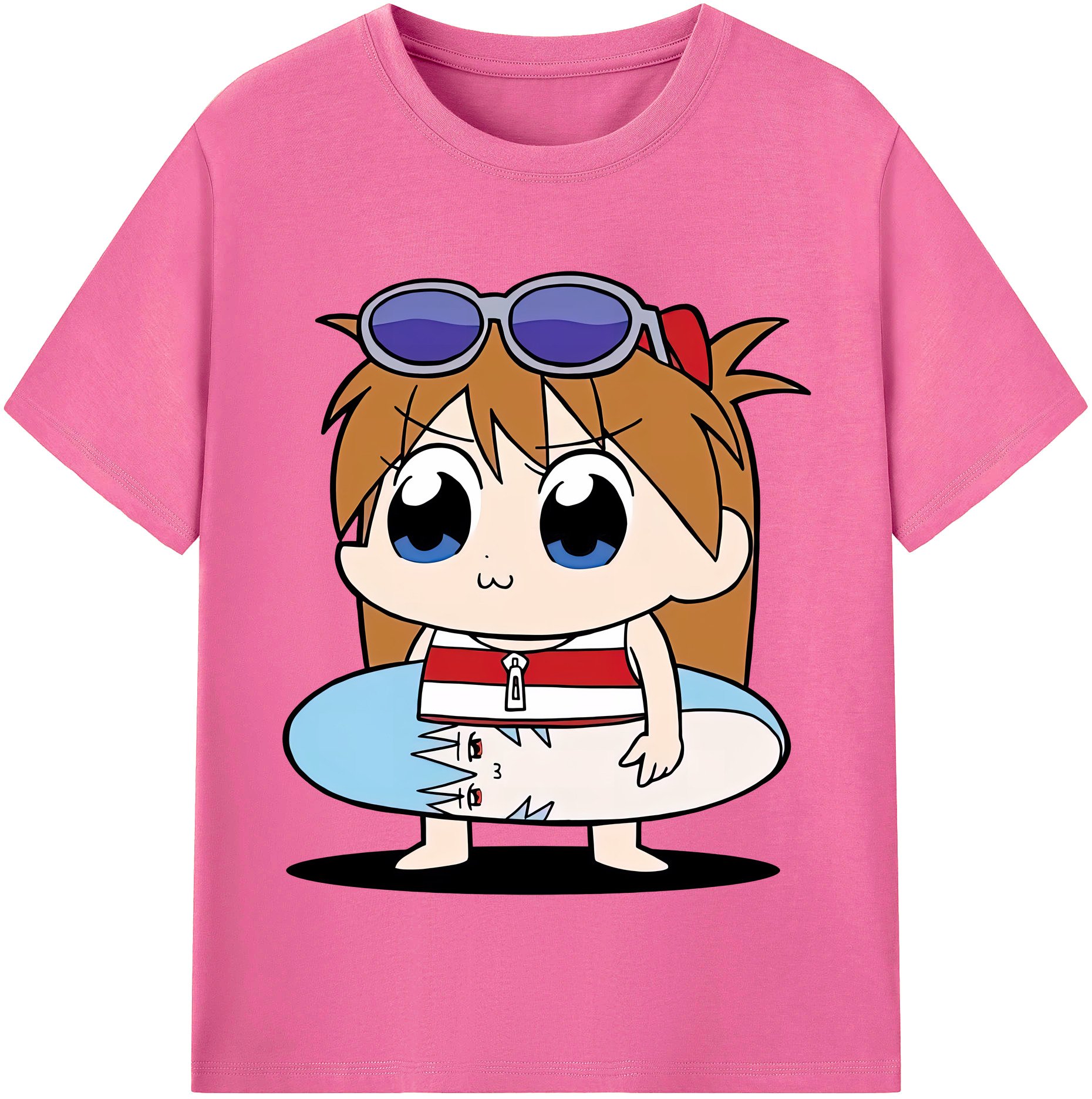 （画像用） EVA 新世紀エヴァンゲリオン レディースカジュアルプリントTシャツ（綿100％）